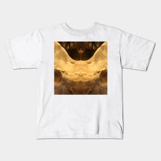 Egypt pyramid God figure - Squared Kids T-Shirt